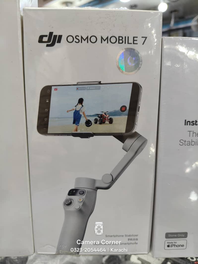 Dji insta360 and Zhiyun Mobile Gimble new box pack 2