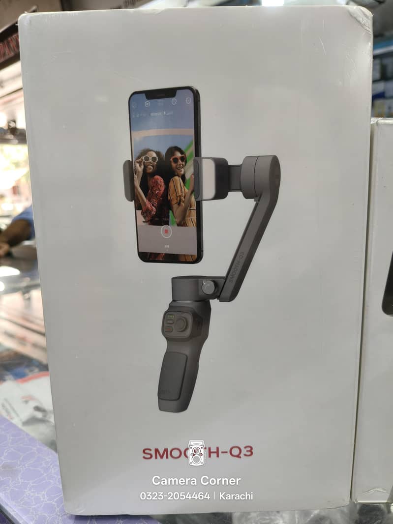 Dji insta360 and Zhiyun Mobile Gimble new box pack 3