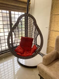 outdoor rattan swings