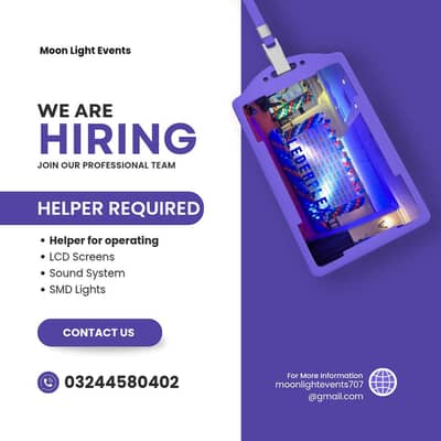 Helper for LCD Screens, Sound Systems, and SMD Lights