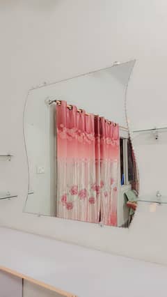 S Shape Big Fancy Mirror