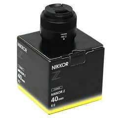 Nikon z40mm f2