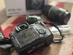 canon 70d with 2 lenses