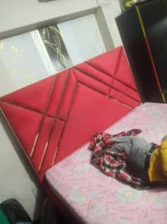 bed dressing with 3 door almari