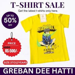 kids imported T shirts only five hundred
