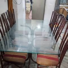 dinning table with 6 chairs for sale