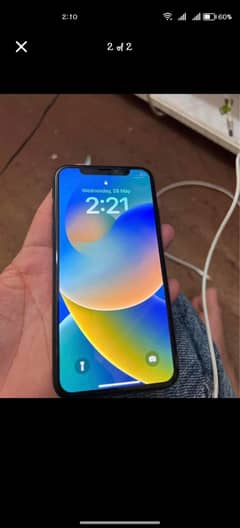 Iphone x  black Colour full ok no open no repair