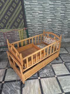 Wooden Baby Cot (Baby Bed)