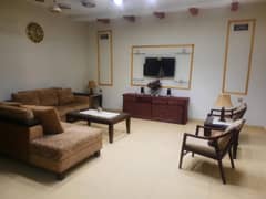 Fully Furnished 3 Beds 10 Marla Prime Location Upper Portion for Rent in Ex Air Avenue DHA Phase 8 Lahore.