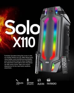 Audionic Solo X110 Bluetooth Sonds System Speaker Box Packed