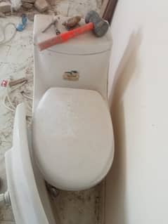 Two Commode with basin complete