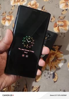Samsung Note 9 dual sim pta pach ha all ok ha sirf 1 dot ha