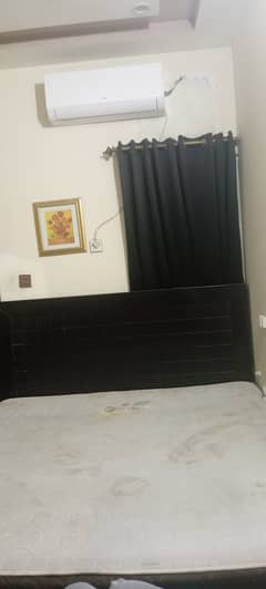 King size Bed with mattress throw away price