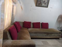 L shape sofa set for urgent sale