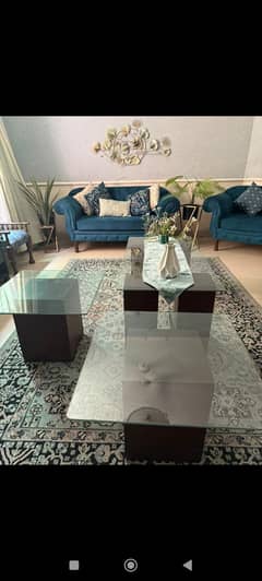 Glass Table Set