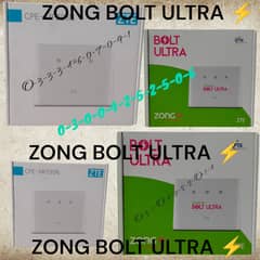 zong bolt ultra router zong all sim official PTA Approved with cod