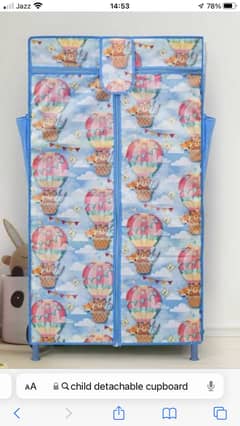 Toddler portable cupboard