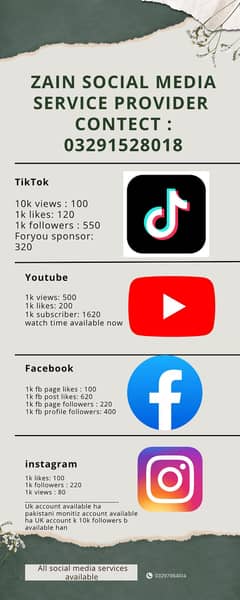 zain social media services provider