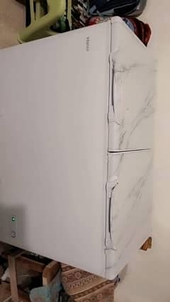 haier deepfreezeer  plus fridge double door