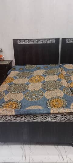 Two single beds