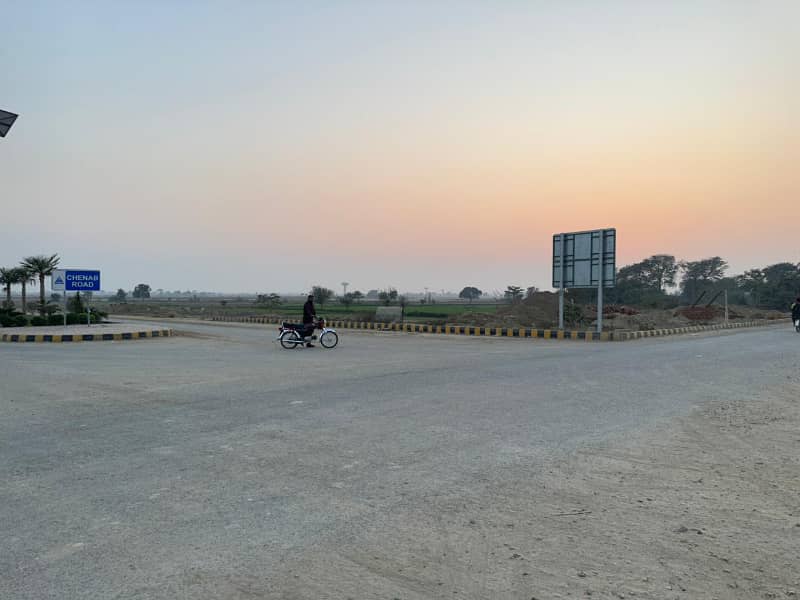 On Ground 10 Marla Plot Available For Sale At C Block LDA City 1