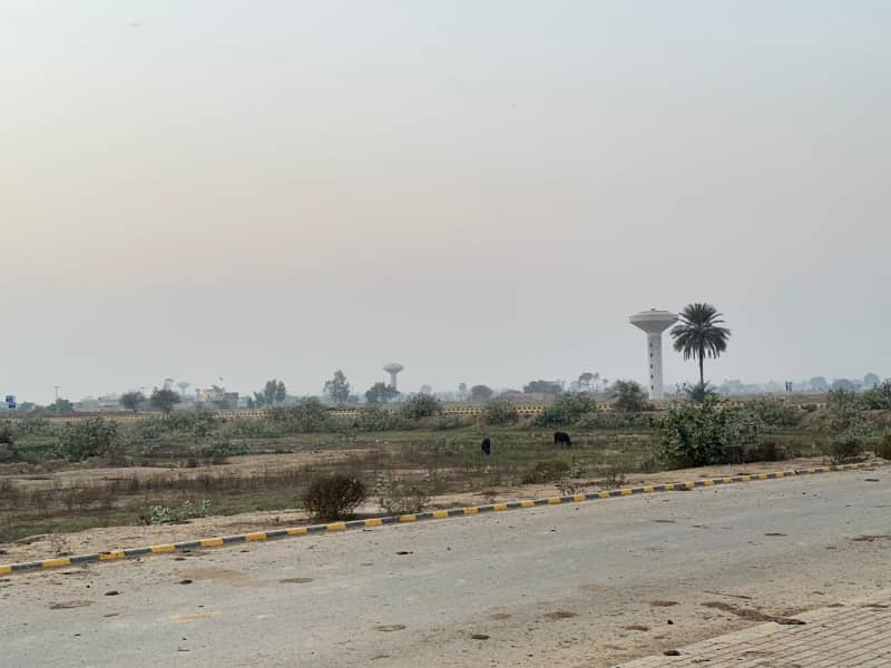 On Ground 10 Marla Plot Available For Sale At C Block LDA City 4