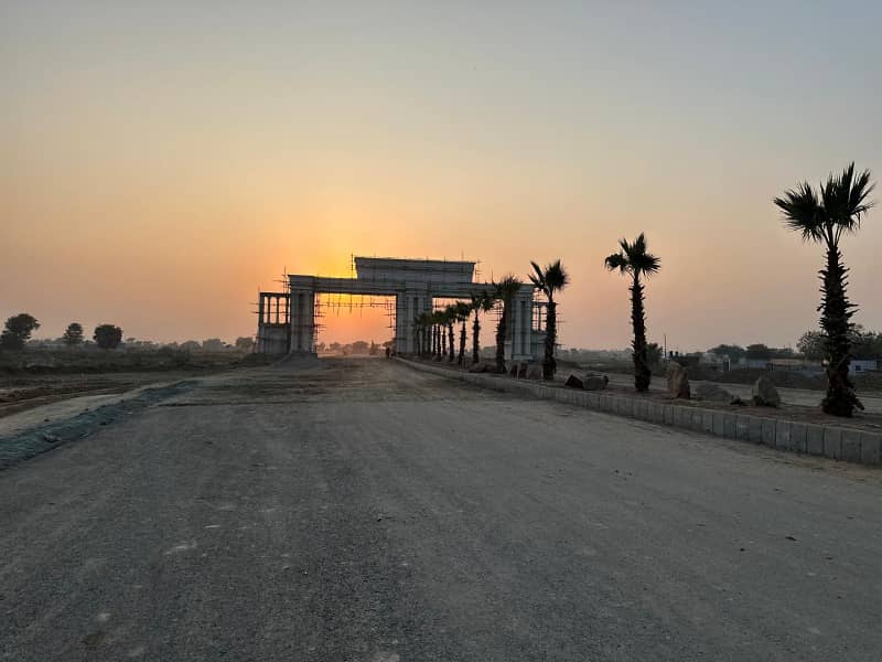 On Ground 10 Marla Plot Available For Sale At C Block LDA City 7