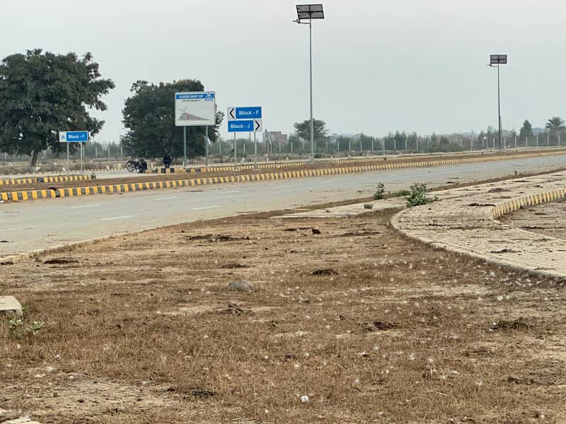 On Ground 10 Marla Plot Available For Sale At C Block LDA City 8