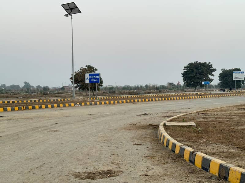 On Ground 10 Marla Plot Available For Sale At C Block LDA City 17