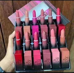 Lipstick Box – 12 Huda Beauty Matte Shades | Just Rs. 2000 | Free Deli