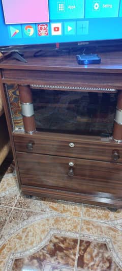 BEAUTIFUL WOODEN TROLLY FOR LED, LCD, LAPTOPS, TV,  DISH RECEIVERS ETC