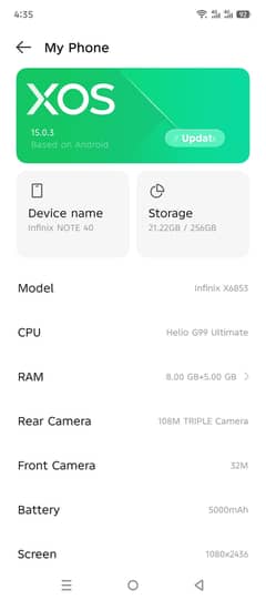 infinix note 40 200℅ ok hai conditions 10/10 hai all ok hai