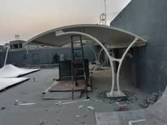 Tensile shed/Car parking/Marquee shed/Wall mounted/Café rooftop shed