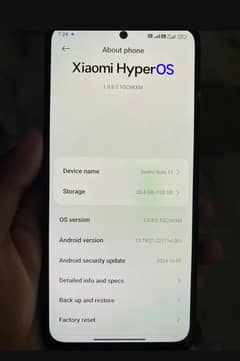 Exchange Redmi note 11 6+6gb 128gb
