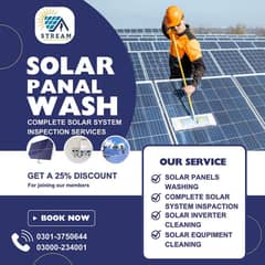 SOLAR Panels washing