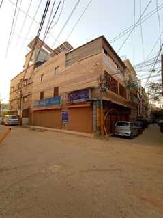Main Road side Corner 120 Yards triple story house for SALE in North Karachi sector 5-C/2 , behind main Road on 40 feet road