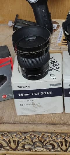 56mm 1.4 Sony E mount Rs. 60k