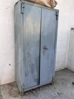 Strong 2-Door Iron Cupboard almirah for Sale – Heavy & Spacious