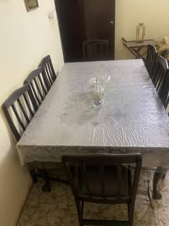 Dining table set  with 8 chairs