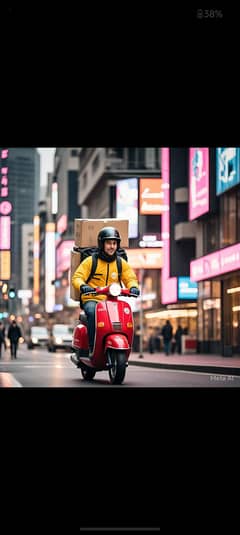 Rider job, Delivery boy job, Part time job