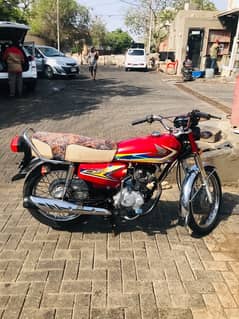 Honda Cg 125 2019 Karachi Number Full Geniune