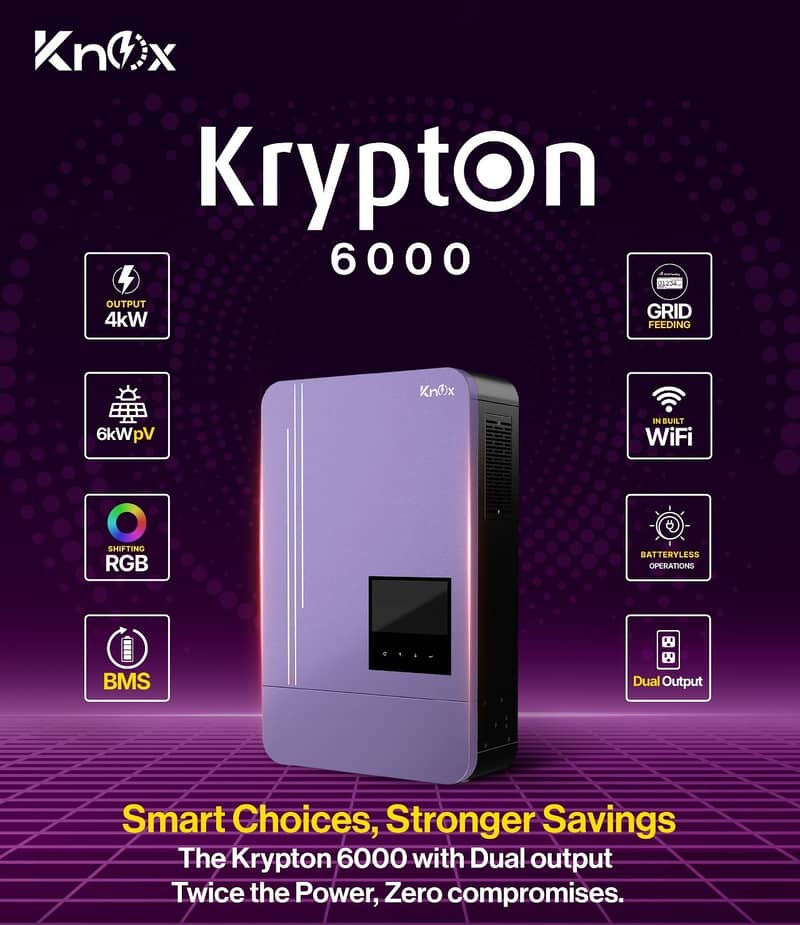 Knox Krypton inverter/4KW,4.5KW,6.2KW,6.5KW solar inverters/ 1