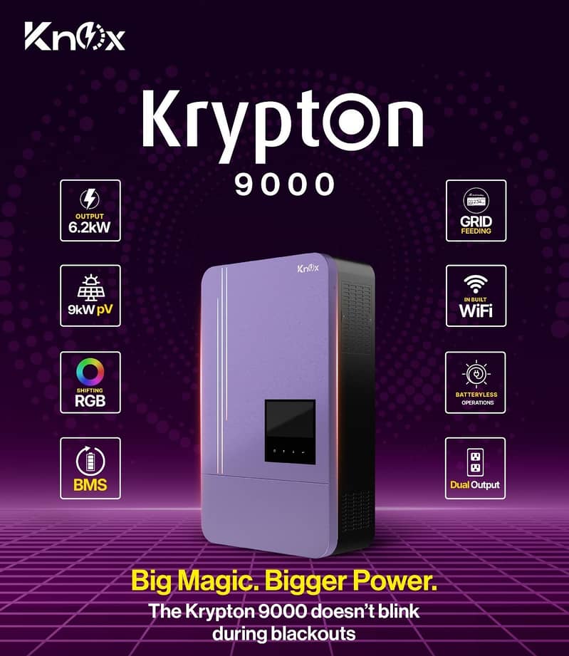 Knox Krypton inverter/4KW,4.5KW,6.2KW,6.5KW solar inverters/ 3