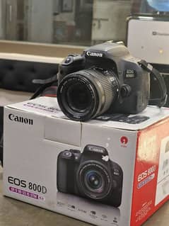 Canon 800D With Box - 18-55 kit lens