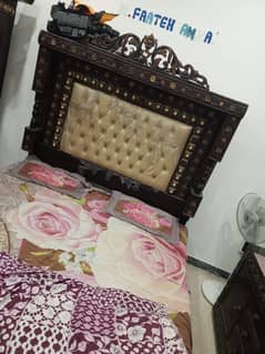 bed+2 side tables+wardrobe+dressing table