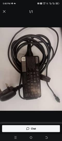Original Lenovo type C 65W laptop charger for sale