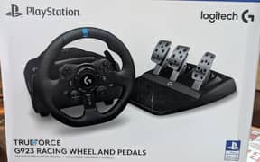 Logitech G923 Racing Wheel - PS4/PS5/PC - Brand New Sealed