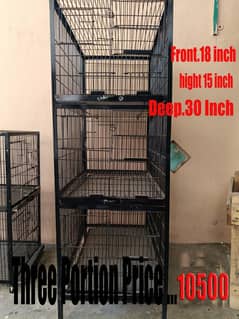 Iron cages in brand new condition