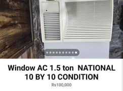 National Window AC 10 by 10 condition