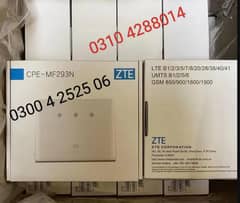 jazz zong telenor onic ufone 4G plus Router Available